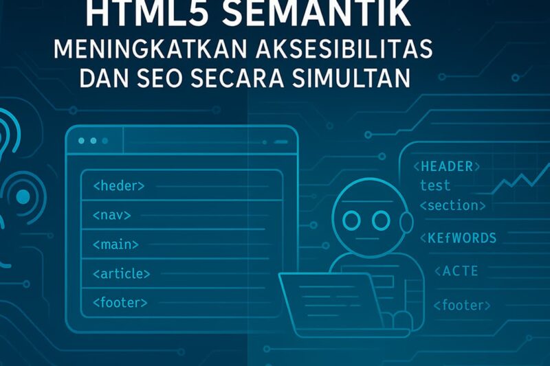 HTML5 Semantik: Meningkatkan Aksesibilitas dan SEO Secara Simultan