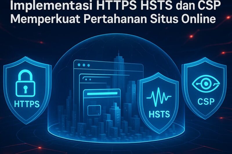Implementasi HTTPS HSTS dan CSP Memperkuat Pertahanan Situs Online