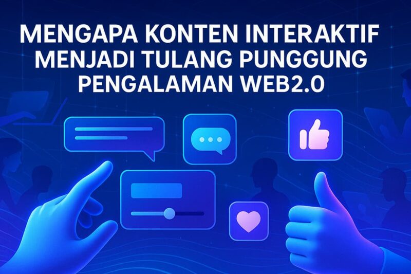 Mengapa Konten Interaktif Menjadi Tulang Punggung Pengalaman Web2.0