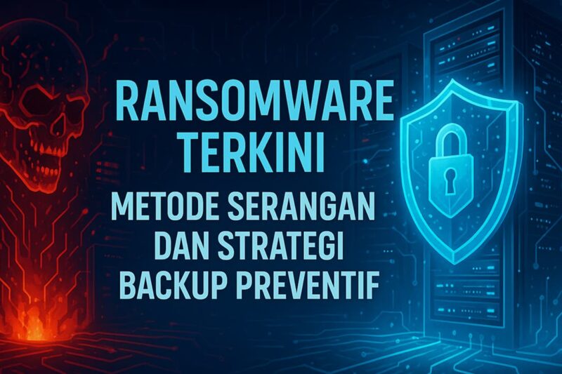 Ransomware Terkini: Metode Serangan dan Strategi Backup Preventif