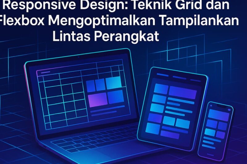 Responsive Design: Teknik Grid dan Flexbox Mengoptimalkan Tampilan Lintas Perangkat