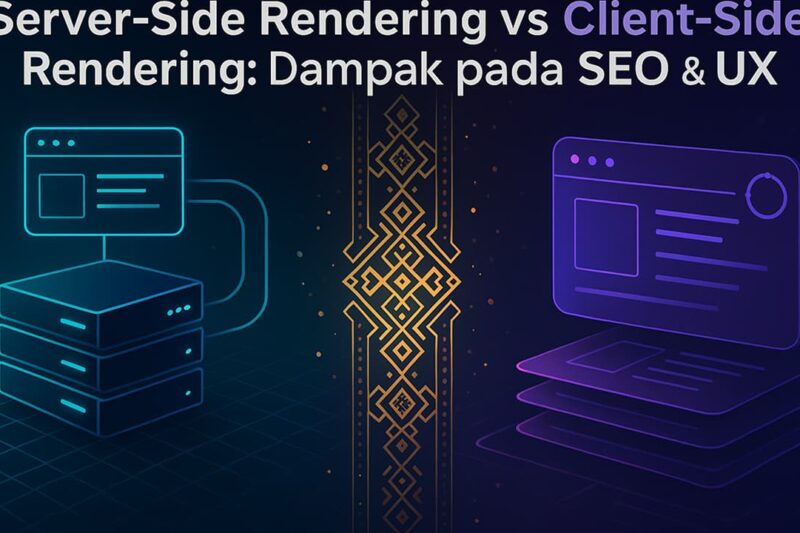Server-Side Rendering vs Client-Side Rendering: Dampak pada SEO & UX