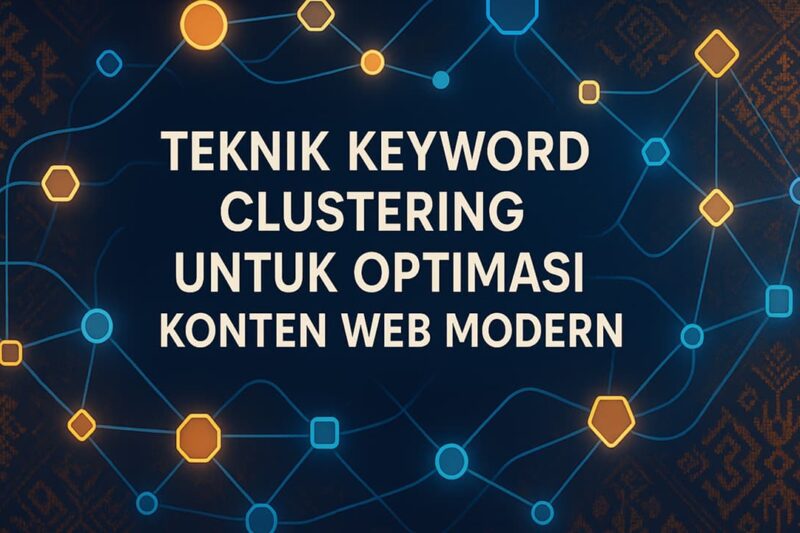 Teknik Keyword Clustering untuk Optimasi Konten Web Modern